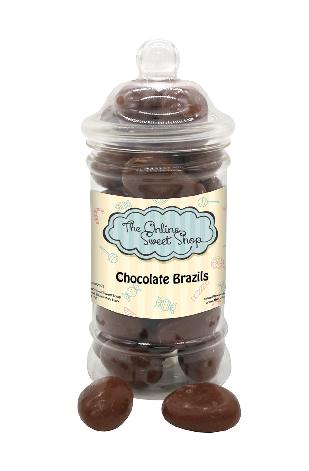 Chocolate Brazils Sweets Jar