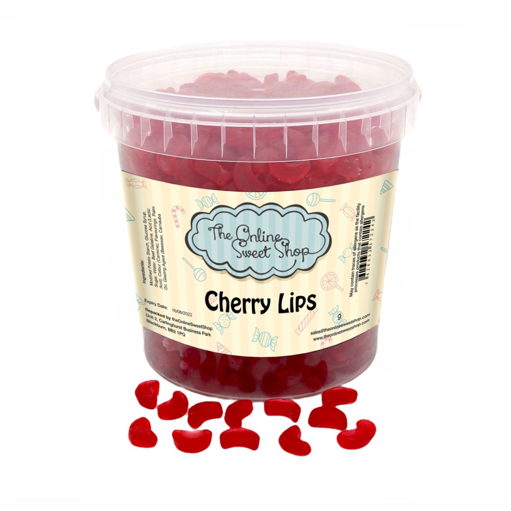 Cherry Lips Sweets Bucket
