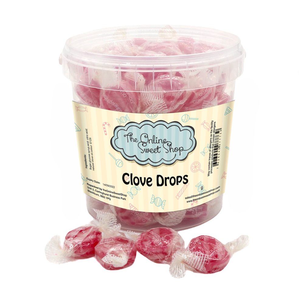 Clove Drops Sweets Bucket