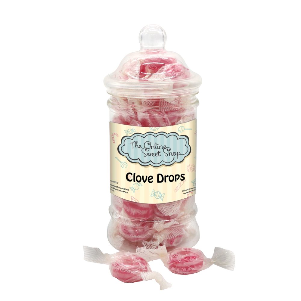 Clove Drops Sweets Jar