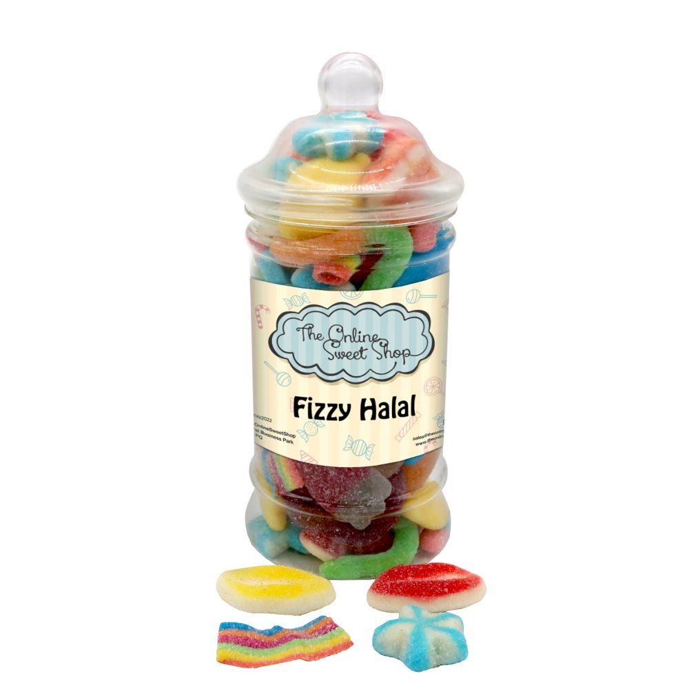 Fizzy Halal Mix Sweets Jar
