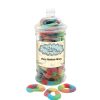 Fizzy Rainbow Rings Sweets Jar