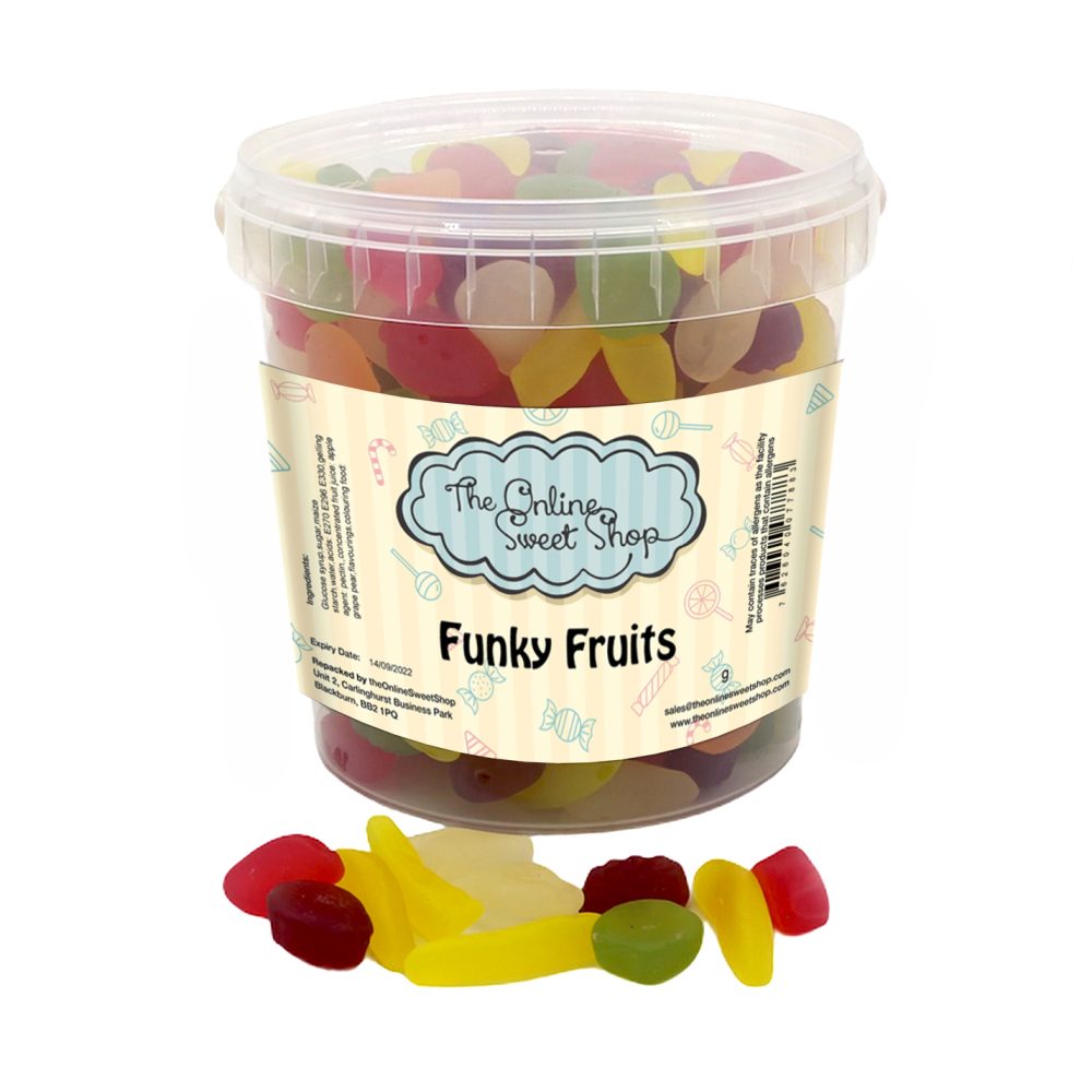Funky Fruits Sweets Bucket