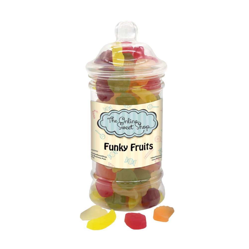 Funky Fruits Sweets Jar