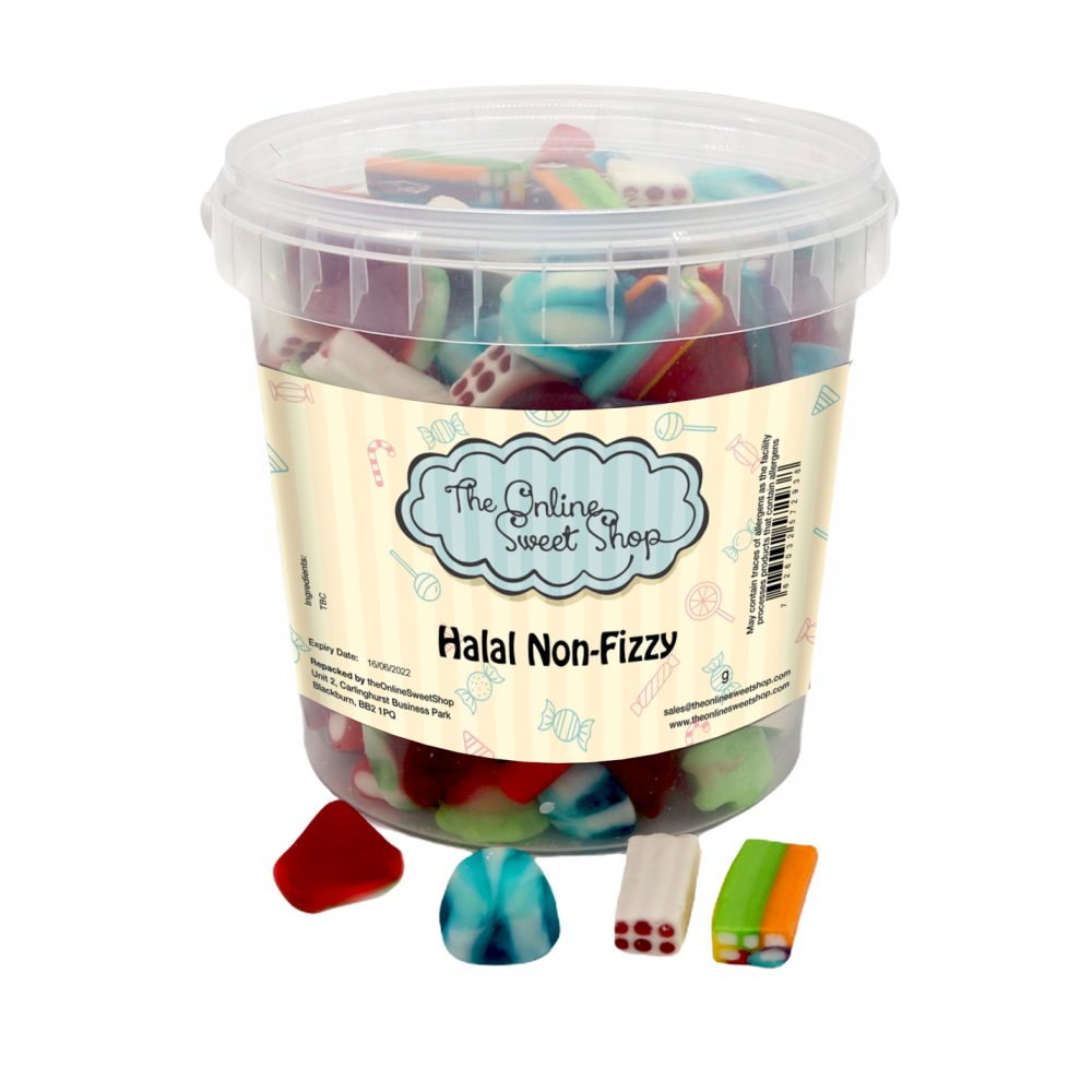 Halal Non-Fizzy Mix Sweets Bucket