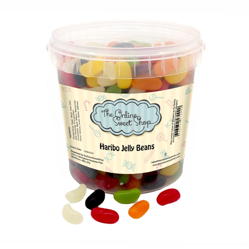 Haribo Jelly Beans Sweets Bucket