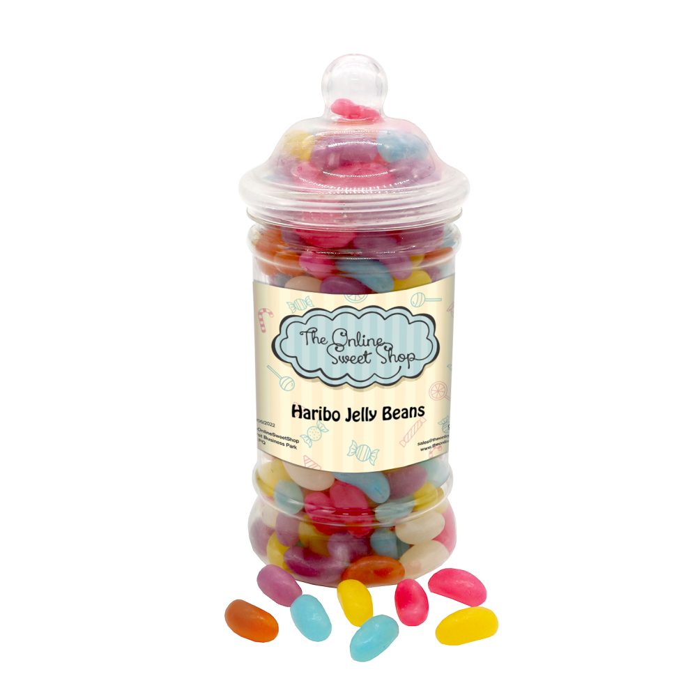 Haribo Jelly Beans Sweets Jar