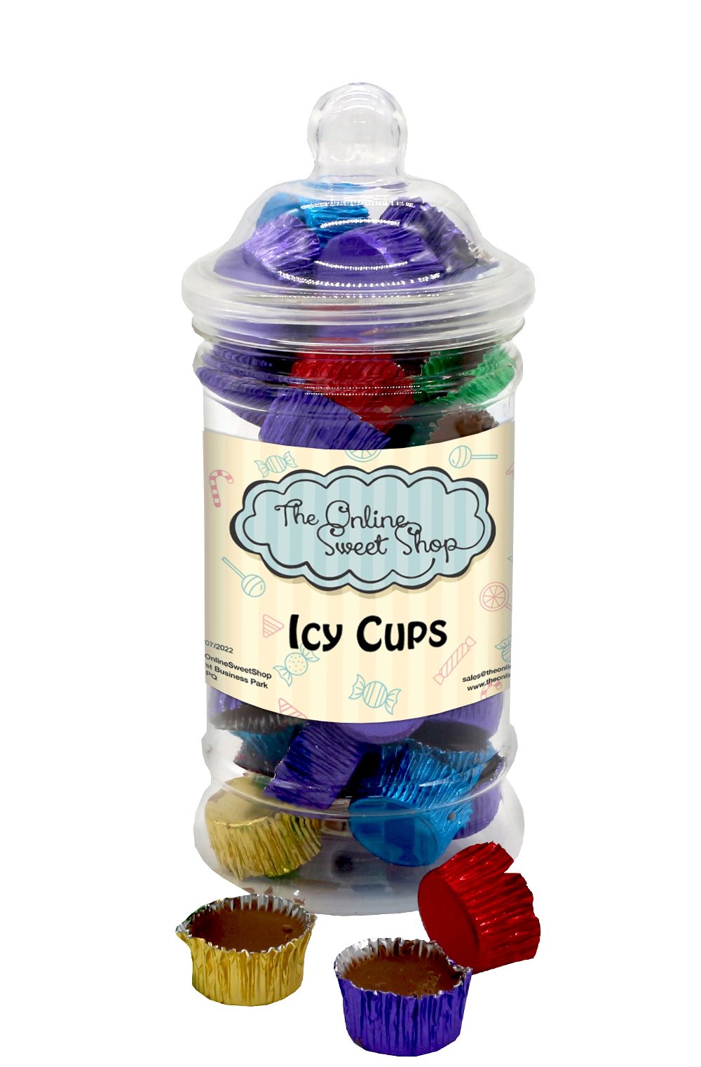 Icy Cups Sweets Jar