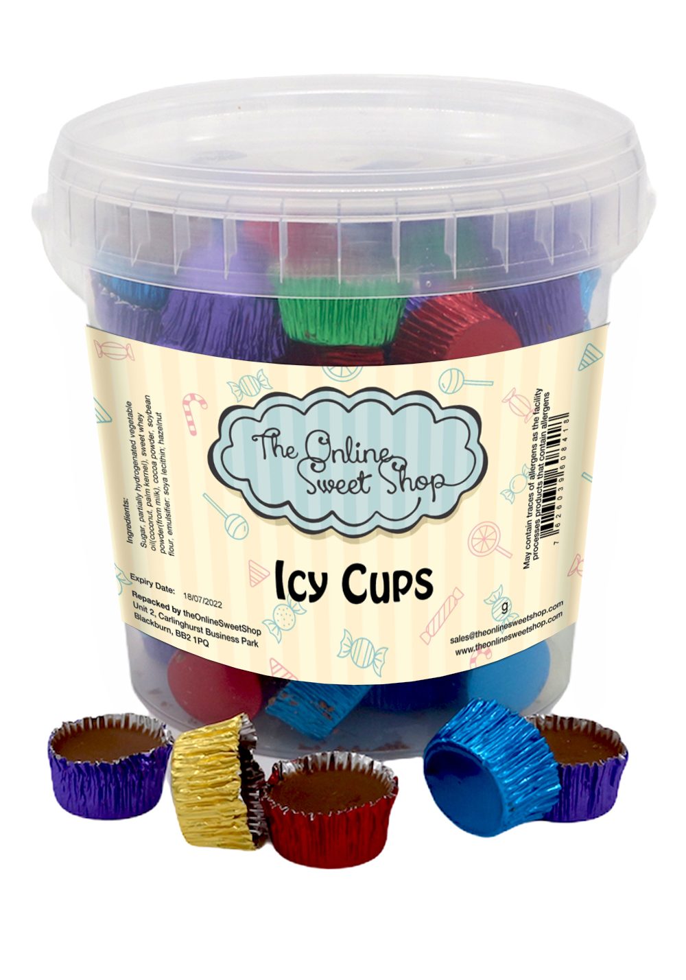 Icy Cups Sweets Bucket