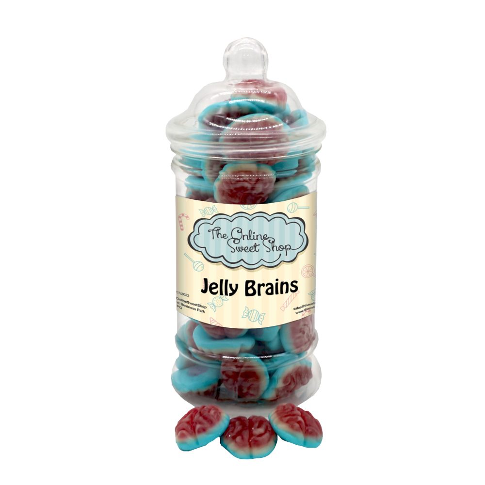 Jelly Brains Sweets Jar