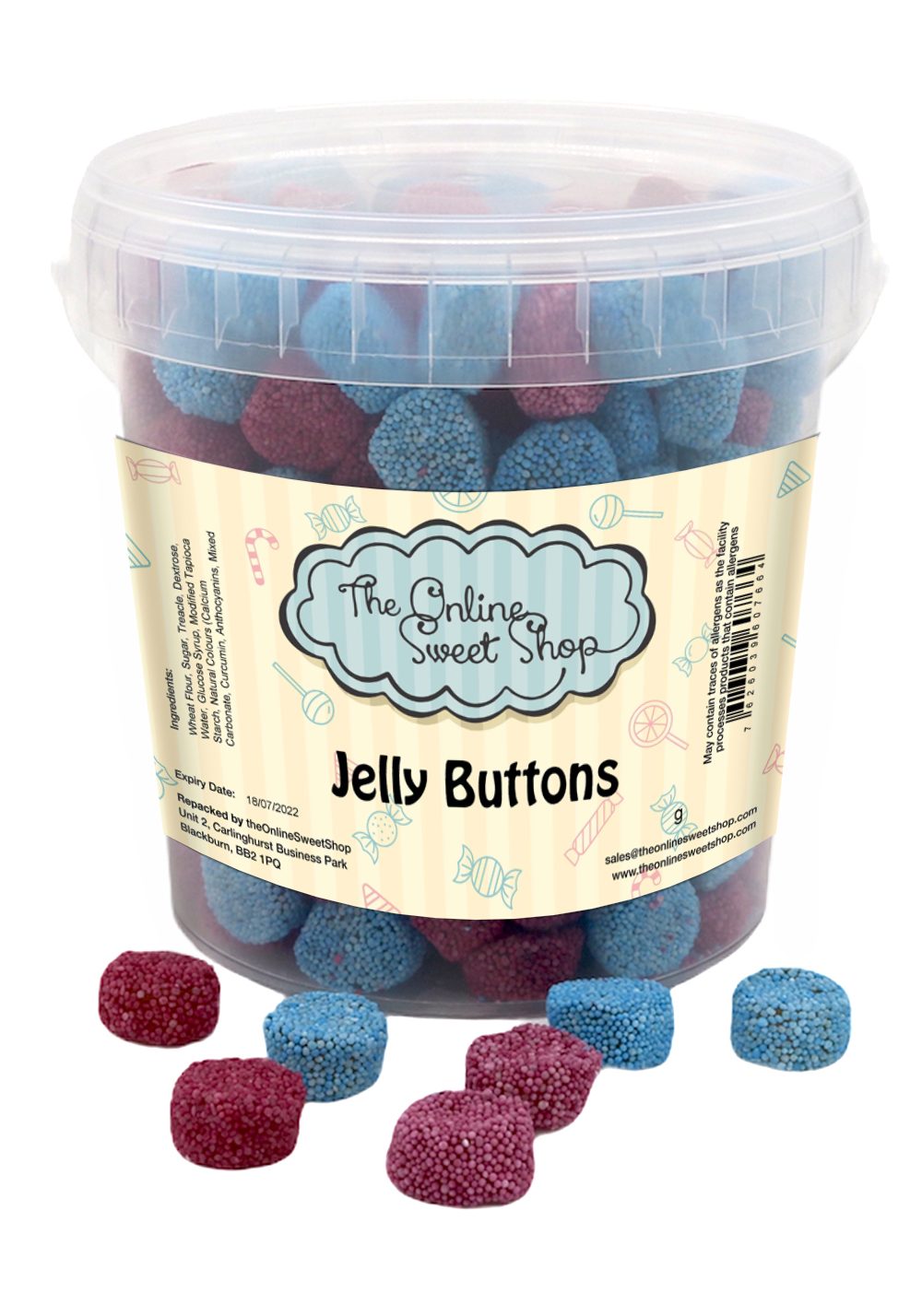 Jelly Spogs Sweets Bucket