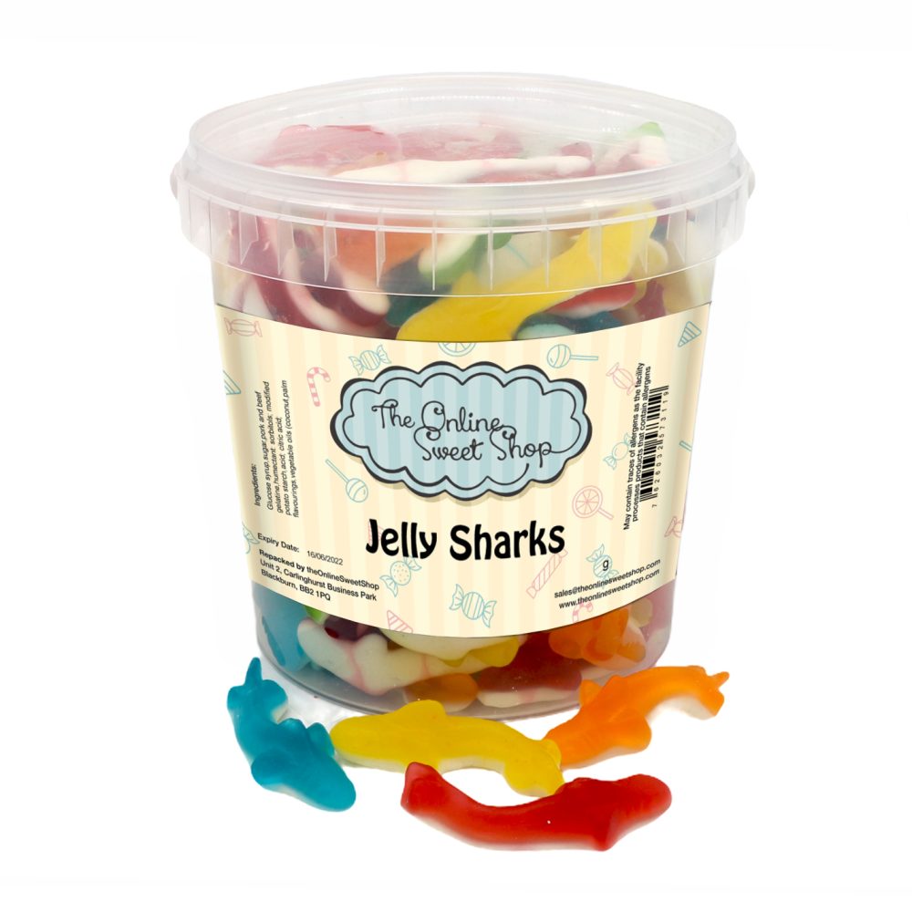 Jelly Sharks Sweets Bucket