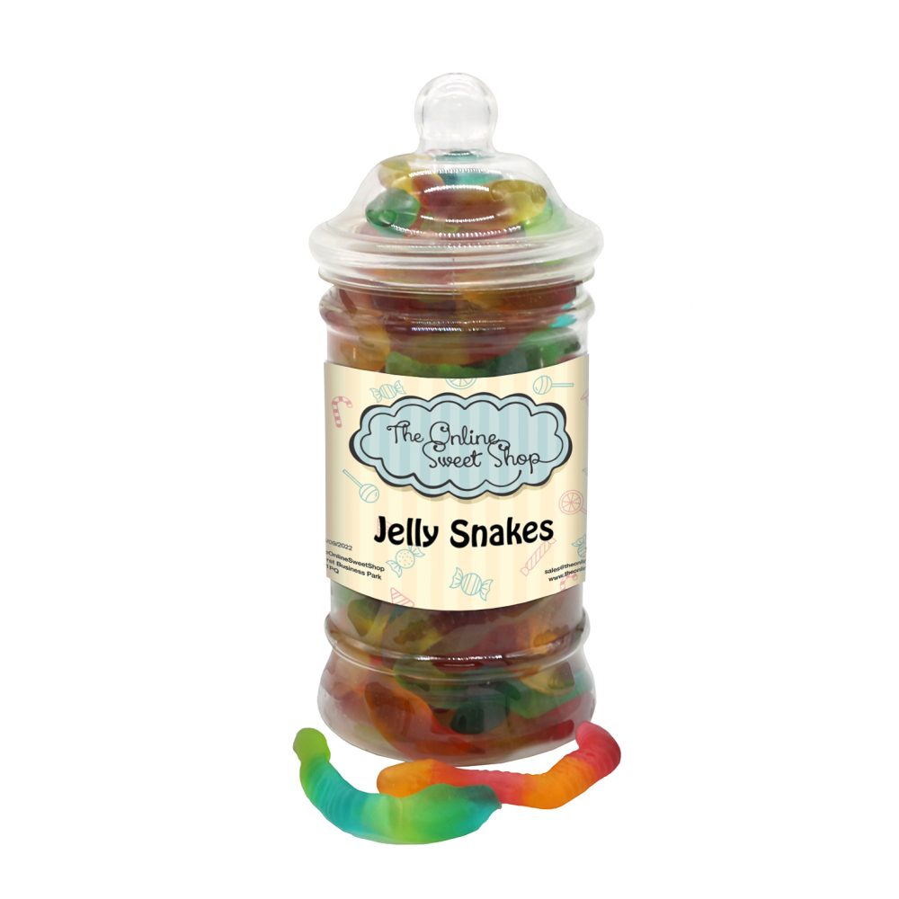 Jelly Snakes Sweets Jar