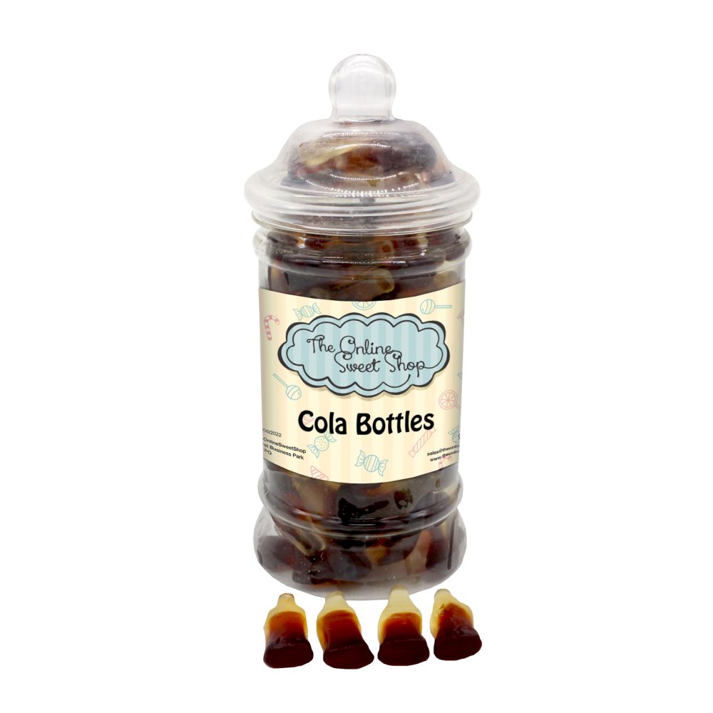 Cola Bottles Sweets Jar