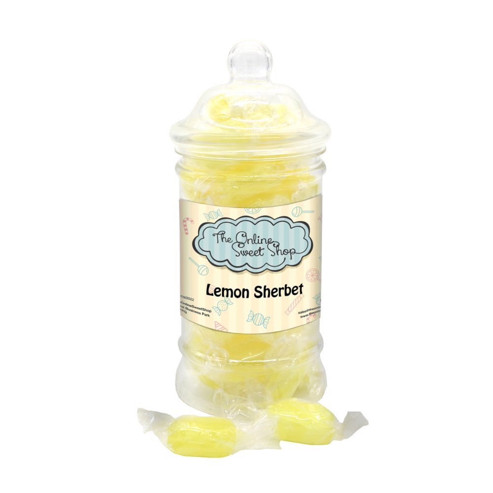 Lemon Sherbet Sweets Jar