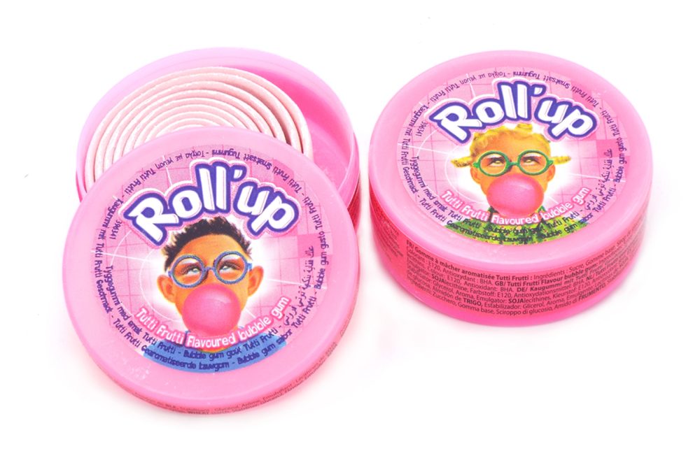 Roll Up Bubble Gum Tutti Fruiti