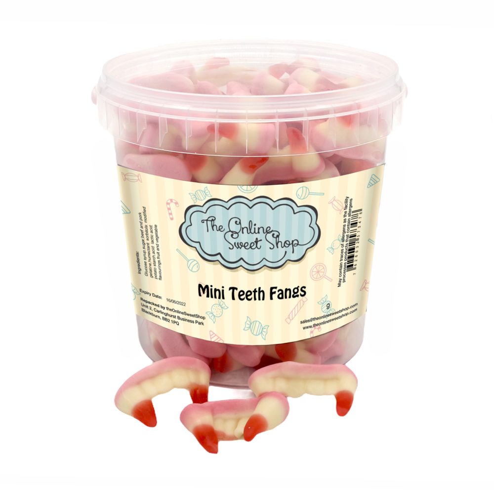 Mini Teeth Fangs Sweets Bucket