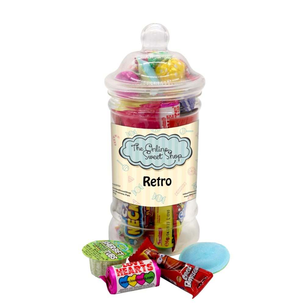 Retro Mix Sweets Jar