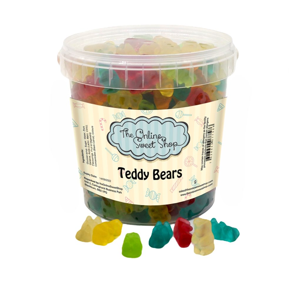 Teddy Bears Sweets Bucket