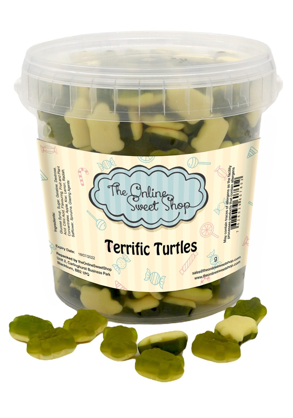 Terrific Turtles Sweets Bucket