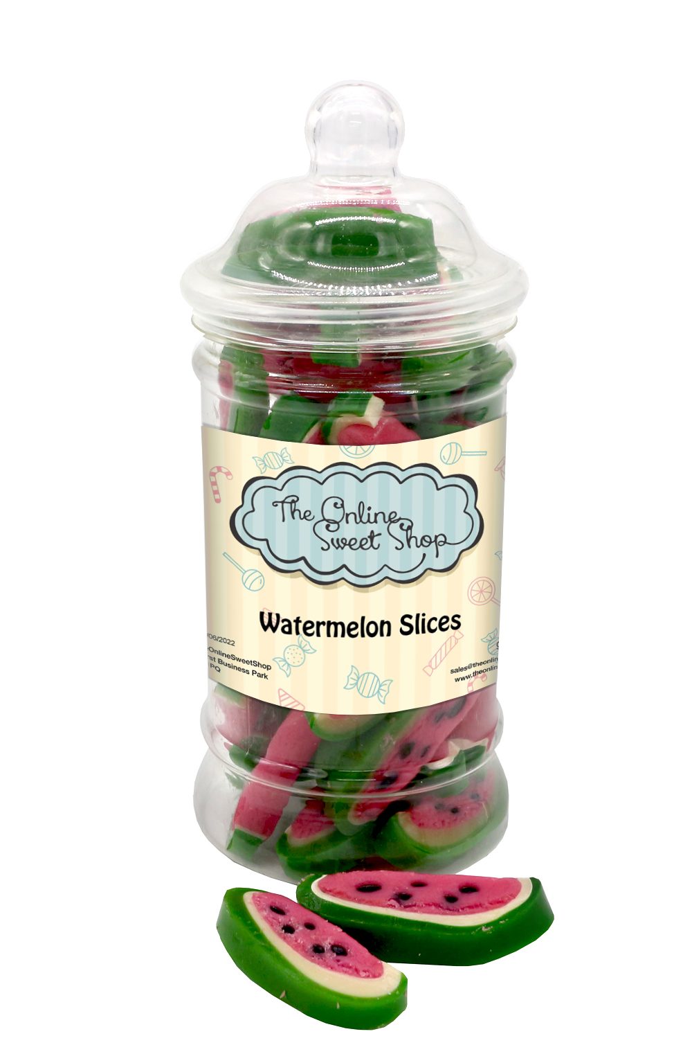 Watermelon Slices Sweets Jar