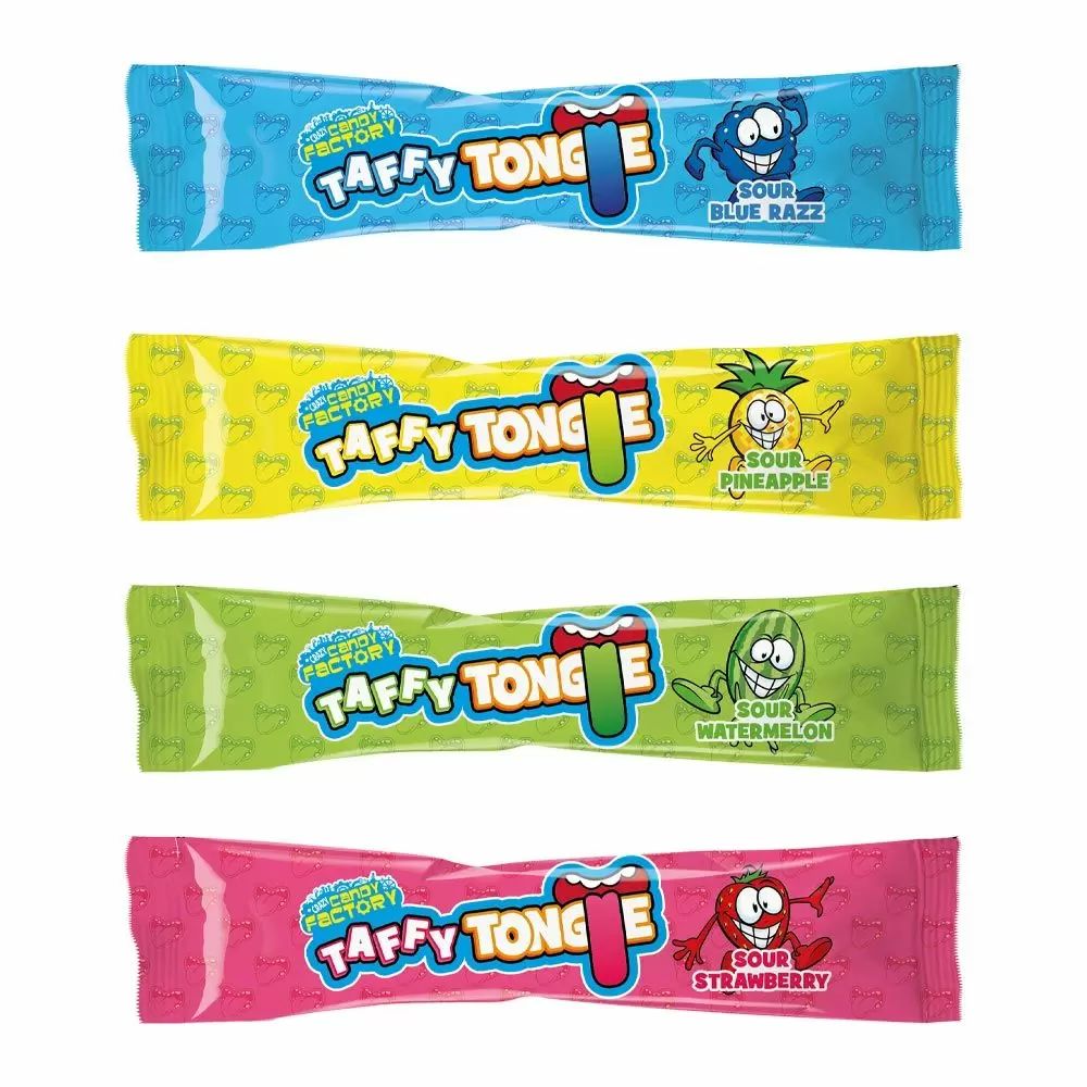 Taffy Tongue Sour Chew Bars