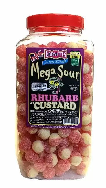 Mega Sour Rhubarb & Custard