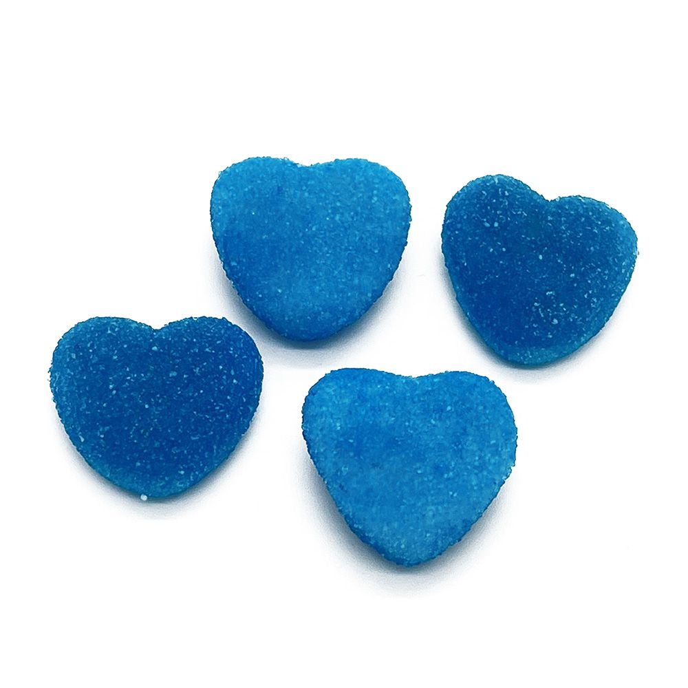 Blue Raspberry Hearts
