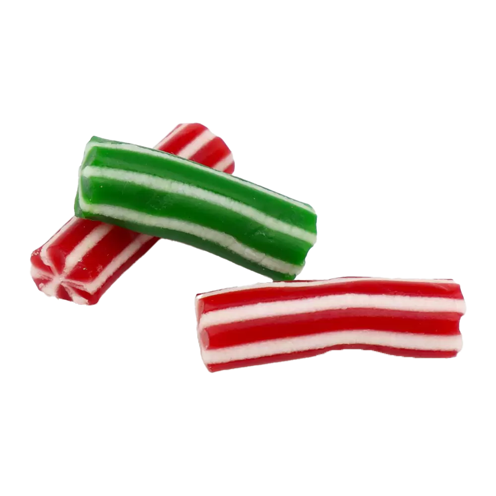 Green & Red Candy Poles
